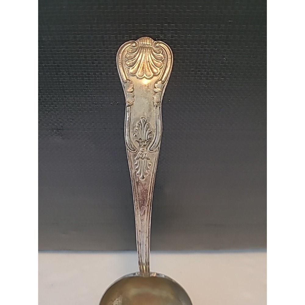 Silver Plated Sheffield England Company Ladle 12" Long And 4" Wide - Picture 2 of 9